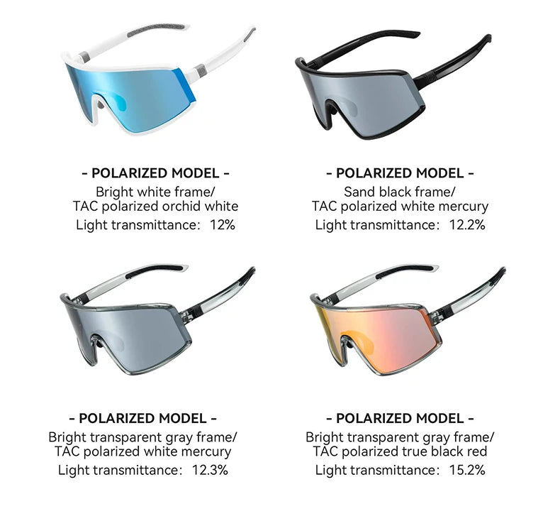 ROCKBROS Cycling Glasses Polarized Photochromic Anti-Fog Sunglasess Windproof Goggles Sport MTB Road Bike Shades