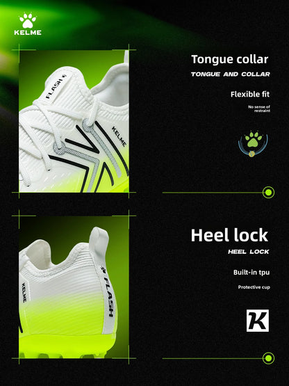 Kelme Herren-MG-Fußballschuhe für Indoor und Kunstrasen, kurze Stollen, professionelle Match-Fußballschuhe, rutschfeste Trainings-Turfschuhe