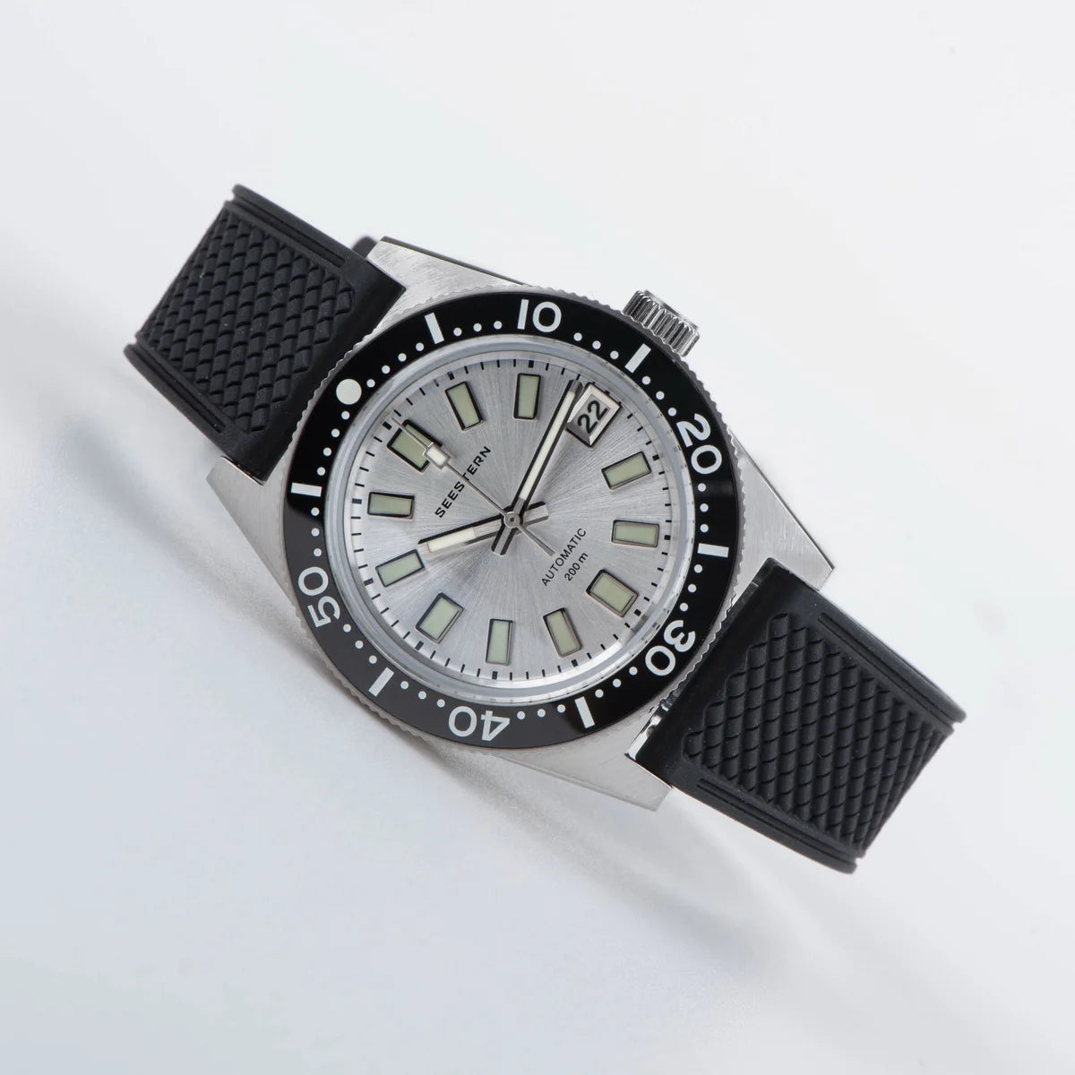 62MAS Diver Men Watch 38mm Original Sapphire Glass Nh35 Automatic Mechanical Waterproof Luminous Date Ceramic Bezel 200M Pro v3