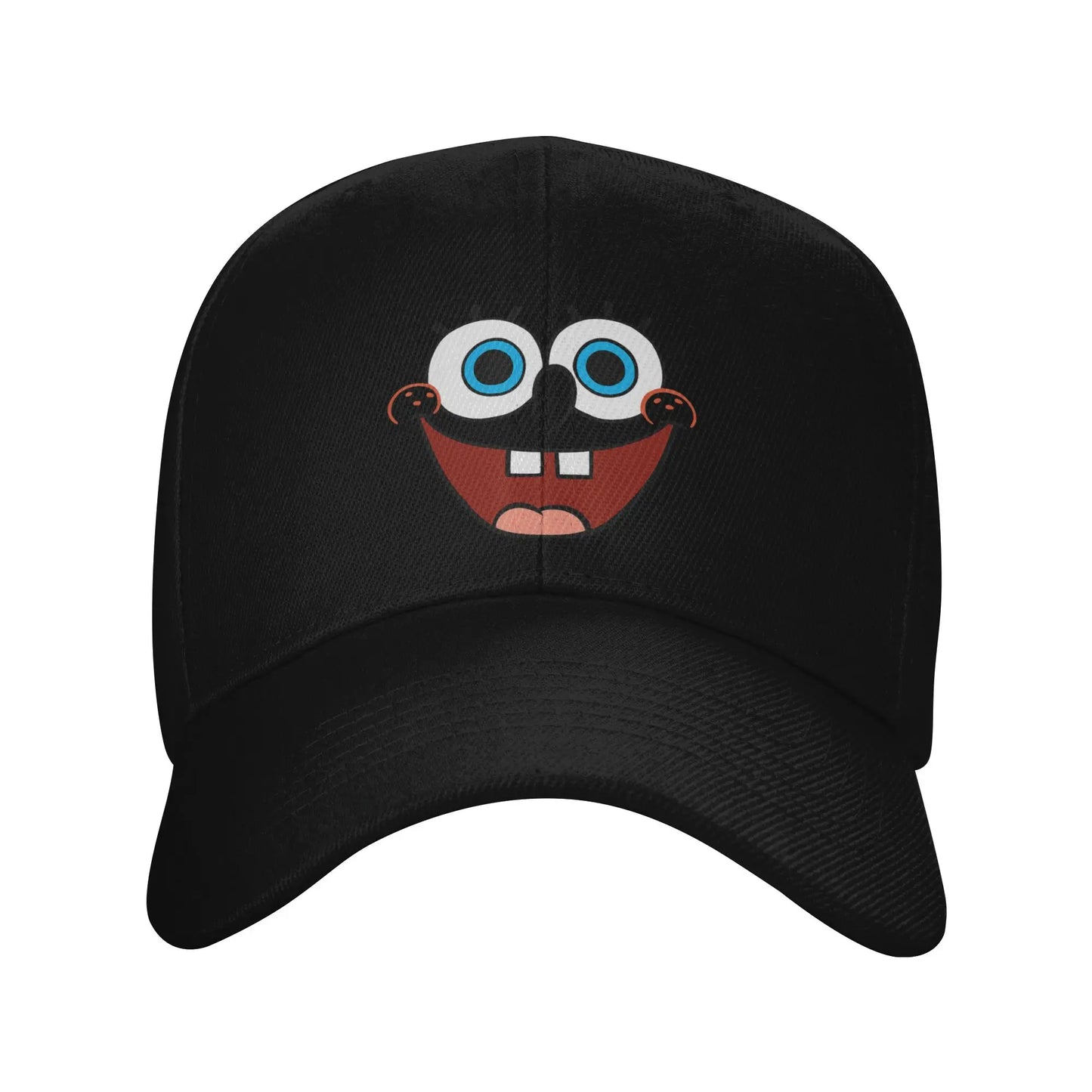 Spongebobs Large Smiling Face Sun Baseball Cap  Spring y2k Retro Trucker Hat For Couple Women Tennis Skate Baseball Caps