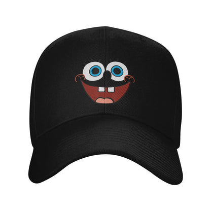 Spongebobs Large Smiling Face Sun Baseball Cap  Spring y2k Retro Trucker Hat For Couple Women Tennis Skate Baseball Caps