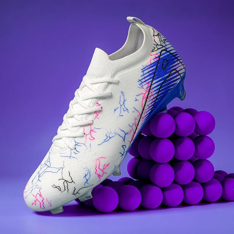 New Men's Soccer Shoes Training Wholesale Top Football Boots Sneakers FG Quality Cleats Non-Slip Drop Shipping Unisex Adult