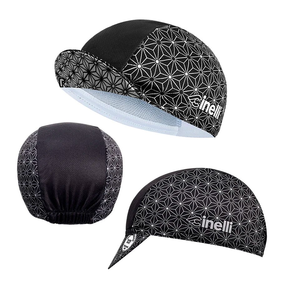 New cycling cap, polyester sweat absorption, fashion trend, unisex, graffiti