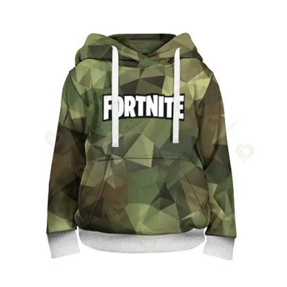Суитшърт с качулка за момчета Fortnite Cool Heroes Cosplay, детски дрехи с анимационен дизайн, пролетно-есенно бебешко палто, детско яке с качулка