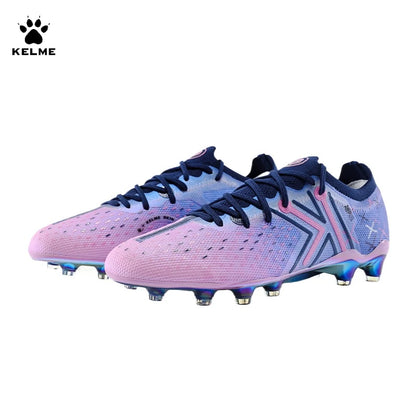 KELME FG profesionalūs futbolo bateliai su ilgais dygliais natūraliai žolei, profesionalioms rungtynėms, neslystantys futbolo bateliai patalpoms