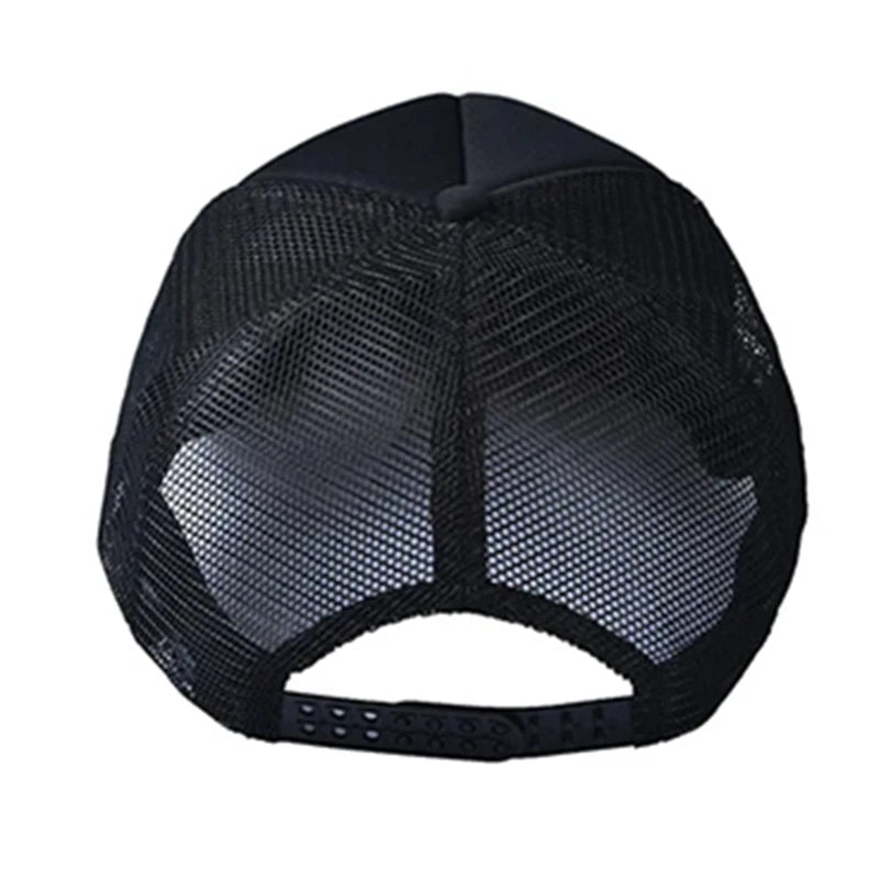 Fashion Cartoon Mesh Baseball Caps Men Women Hip Hop Snapback Hat DJ Marshmallow Cap Summer Breathable Mesh Outdoor Sun Hat