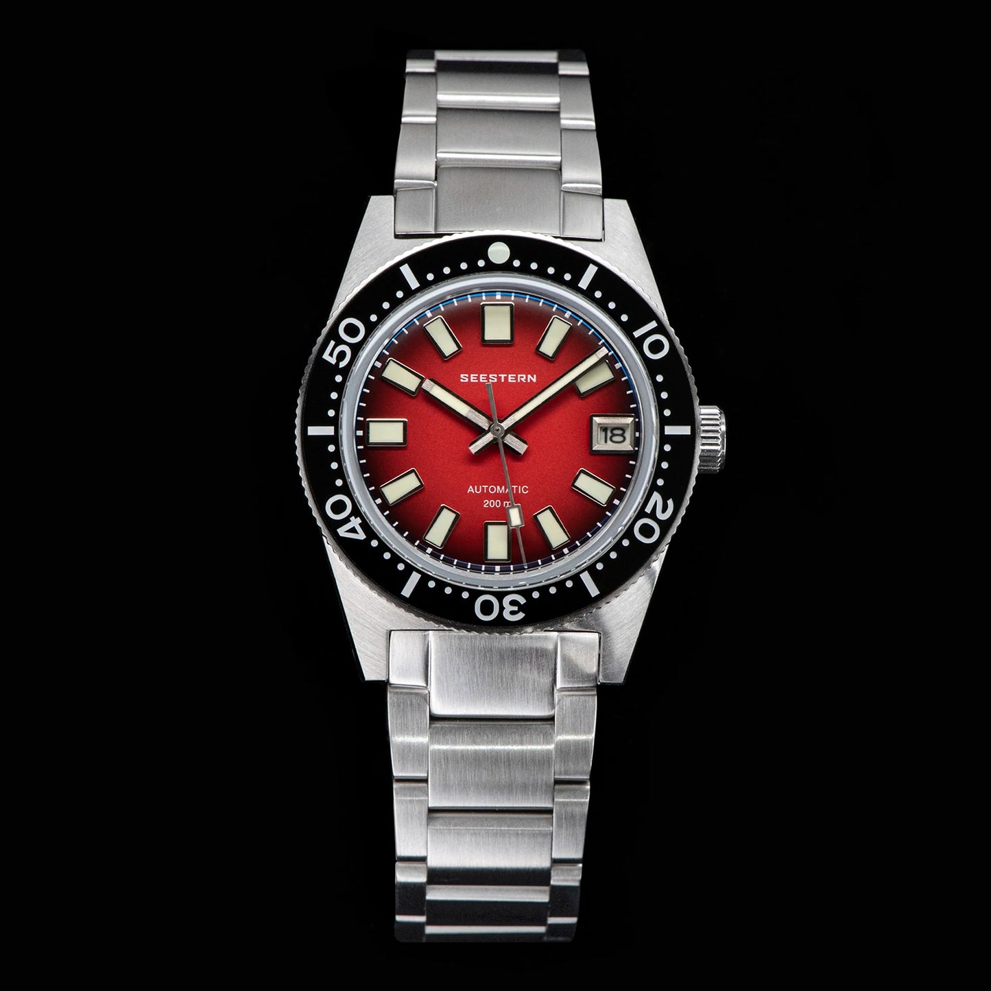 62MAS Diver Men Watch 38mm Original Sapphire Glass Nh35 Automatic Mechanical Waterproof Luminous Date Ceramic Bezel 200M Pro v3