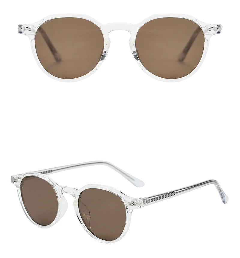 Peekaboo TR90 fashion sun glasses uv400 female green brown polarized sunglasses for men women acetate unisex summer style
