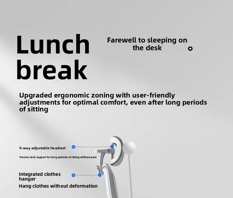 Ergonomic Office Chair Recliner Computer Chair with Adjustable Height, Swivel Gaming Chair, Lumbar Support, Comfortable E-Sports Chair
