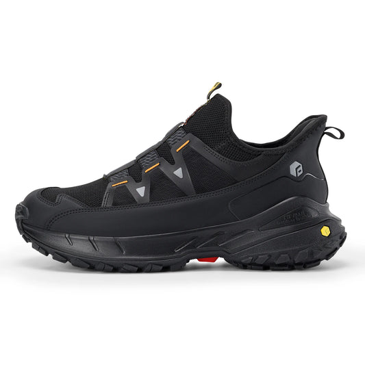 Ténis largos Fittington para homem, sapatos de caminhada sem atacadores, ténis de corrida para homem macios e confortáveis, sapatos de caminhada antiderrapantes com apoio para o arco do pé