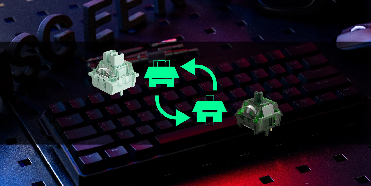 Teclado gaming mecánico Akko MonsGeek FUN60 Ultra con interruptores magnéticos 60%, Rapid Trigger, 8K HE/TMR, teclado gamer personalizado de aluminio