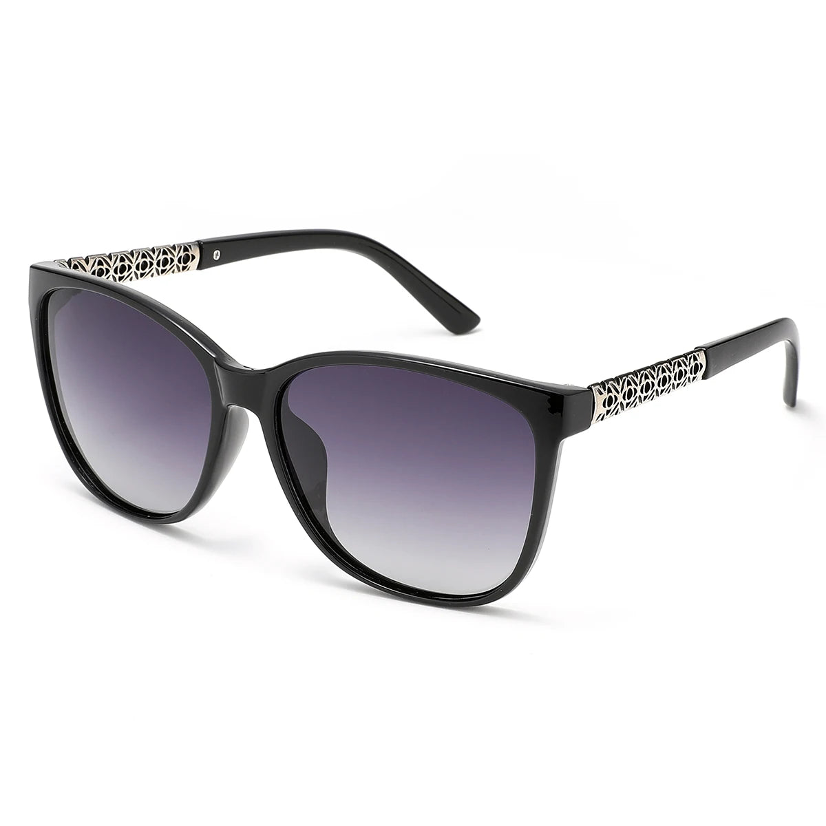 KROKODIL Polarized Sunglasses for Women Fashion Square Sunglasses Unisex Frame UV400 Protection With Boxes Set