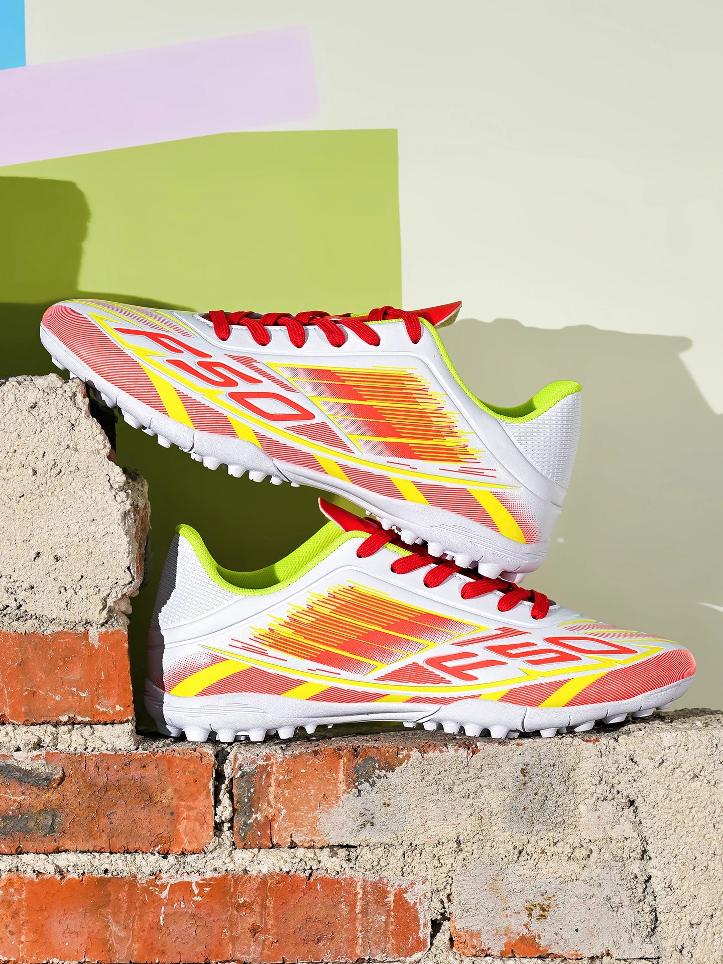 TF Soccer Cleats Children Kids Boys Girls PU Fabric Upper Rubber Sole Non-slip Wear-resistant Training Shoes
