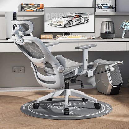 Ergonomic Office Chair Recliner Computer Chair with Adjustable Height, Swivel Gaming Chair, Lumbar Support, Comfortable E-Sports Chair