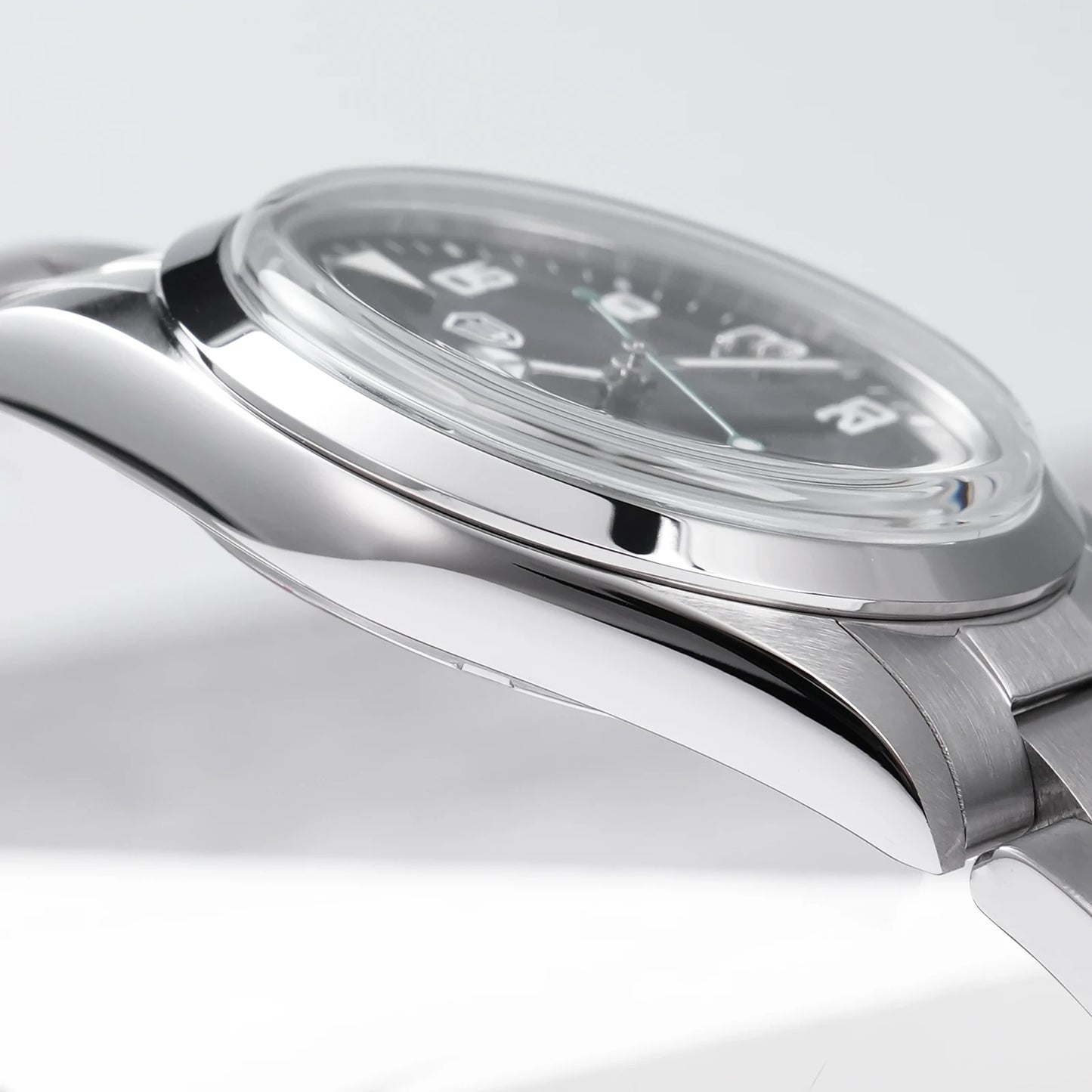 Relógio Watchdives WD1016 V3 37mm com movimento VH31 Sweep em aço inoxidável, safira de luxo, impermeável 100m, relógio para homem com caixa de oferta