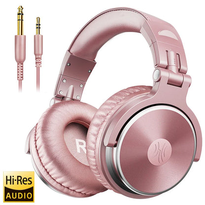 OneOdio Over Ear Headphones HiFi Studio DJ Headphones Wired Gaming Headset with Mic, Professional Monitor Headphones for PC, Phone & Music Production