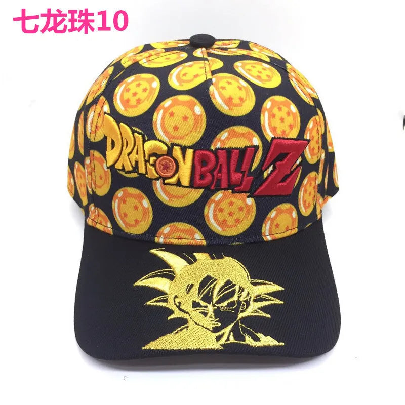 Dragon Ball Son Goku Baseball Cap Anime Snapback Hat Cartoon Character Vegeta Student Baseball Cap Gift Toy for Children