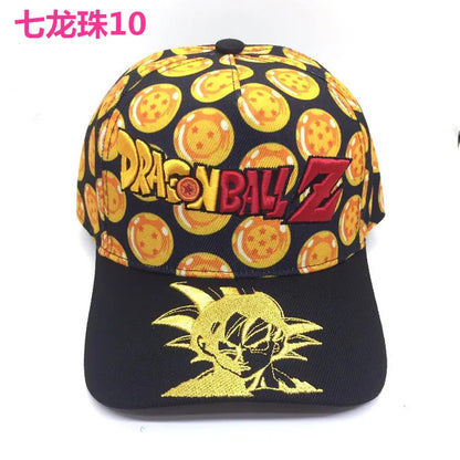 Dragon Ball Son Goku Baseball Cap Anime Snapback Hat Cartoon Character Vegeta Student Baseball Cap Gift Toy for Children