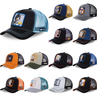 Dragon Ball Z Caps Goku Baseball Cap Summer Sun Hat Parent-child Cartoon Anime Outdoor Sports Sun Visor Birthday Present Apparel