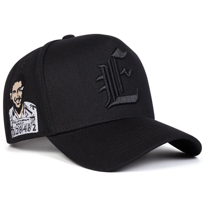 Unisex E-kirjailtu baseball-lippis, kevät-syksy, ulkoilu, säädettävä, vapaa-ajan hattu, aurinkosuojahattu, urheilulippis