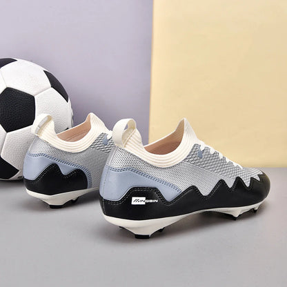 Nouvelles chaussures de football pour hommes, baskets TF/FG, vente flash, chaussures de futsal de haute qualité, chaussures de football professionnelles, crampons pour femmes, ultra-légères, unisexes