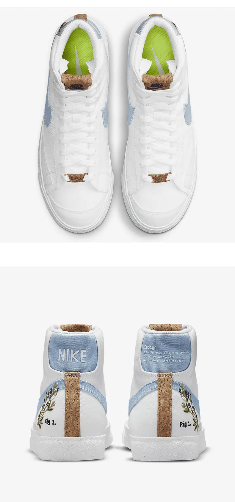 Baskets de sport et de loisirs Nike Authentic Blazer pour femme, modèle Foam Classic, DC9265-100