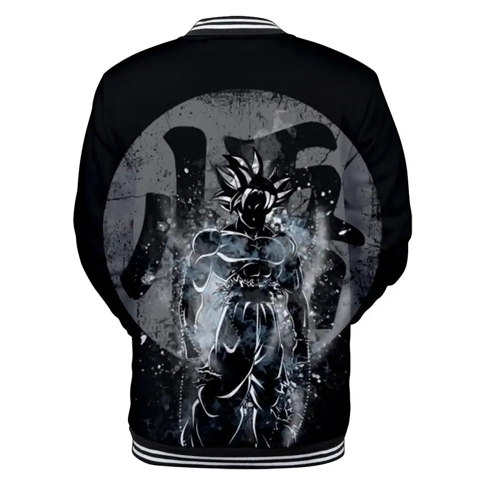 Dragon Ball Goku Kanji Symbol Men Zipper Hoodie Cartoon Japan Anime Women Sweatshirt 2025 New Fashion Children Jackets Coat, Produit gaming premium Fraquane