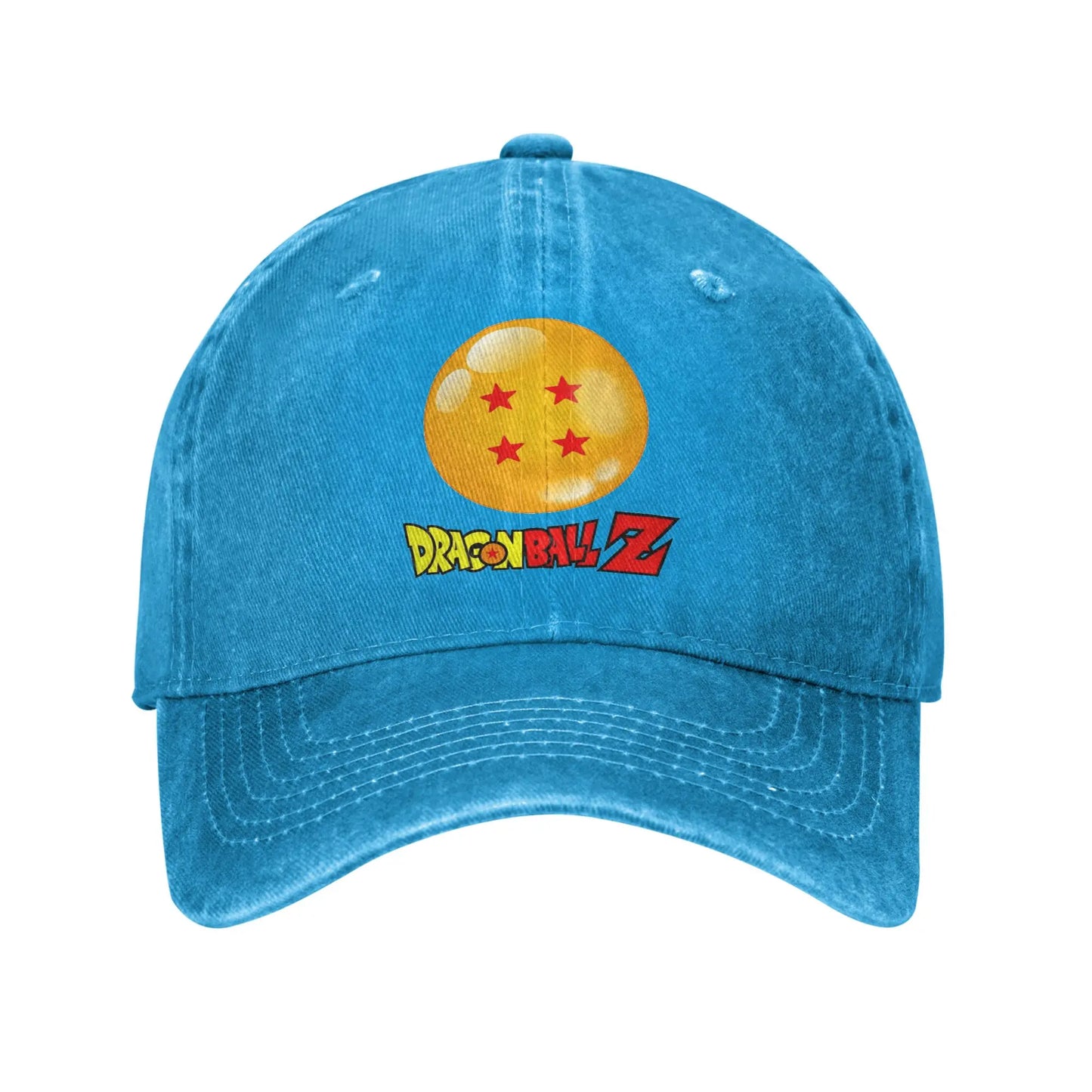 Star Dragon Sphere Anime Goku Unisex Style Baseball Caps Dragon Ball Distressed Denim Hats Cap Outdoor Adjustable Fit Sun Cap