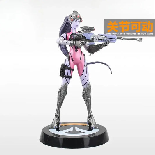 Overwatch De Pioneer Black Lily Hand Blizzard Surrounding Game Statue Props Display Model Adjustable and Movable