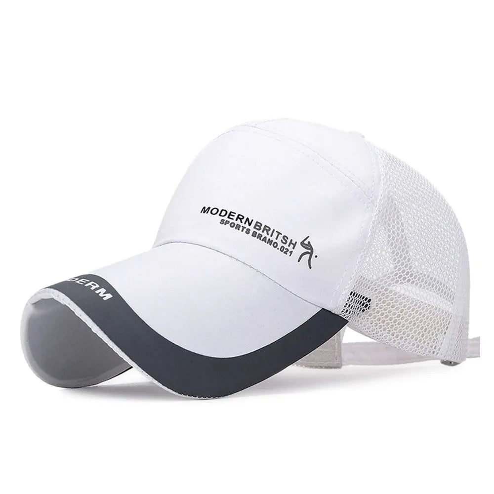 Quick Dry Sports Cap Baseball Cap Solid Color Sun Hat Outdoor Golf Fishing Hats Hat Casual Fashion For Men Women Adjustable