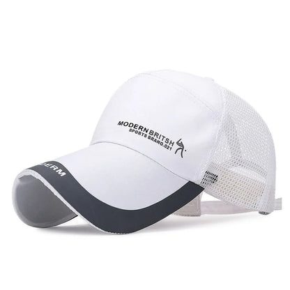 Quick Dry Sports Cap Baseball Cap Solid Color Sun Hat Outdoor Golf Fishing Hats Hat Casual Fashion For Men Women Adjustable
