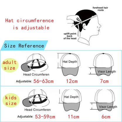 Cartoon Pokemons Kids Baseball Cap Pikachus Letter A-Z Boy Girl Sun-proof Sunhat Children Peak Cap Summer Trucker Dad Hat