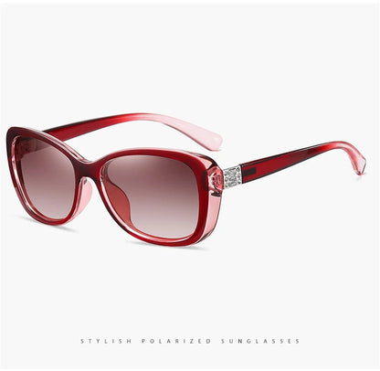 New Luxury Brand Diamond Gradient lens Sunglasses Women Polarized Glasses Driving Anti-glare Sun Glasses oculos de sol feminino