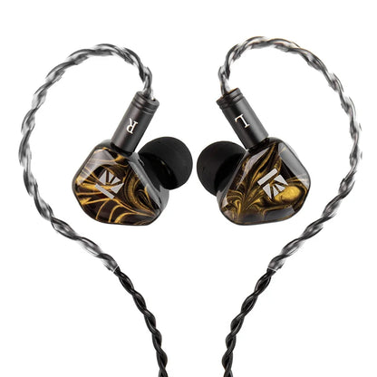 KBEAR KB01 diaphragme de béryllium 10MM dynamique Drvier écouteur HIFI musique casque filaire Sport écouteurs dans l'oreille moniteur casque IEM