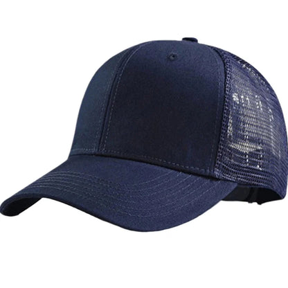 Șapcă de baseball cu plasă, mărime mare (65-70 cm), pentru circumferința capului mare – șepci de vară pentru bărbați, respirabile, de protecție solară