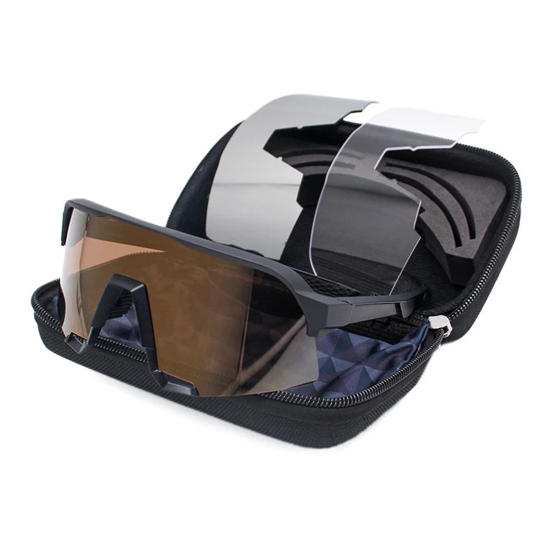 Peter Cycling Sunglasses S3 Outdoor Sports Glasses Men Women road Mountain Bicycle Glasses Riding Polarized Bike Eyewear Goggles