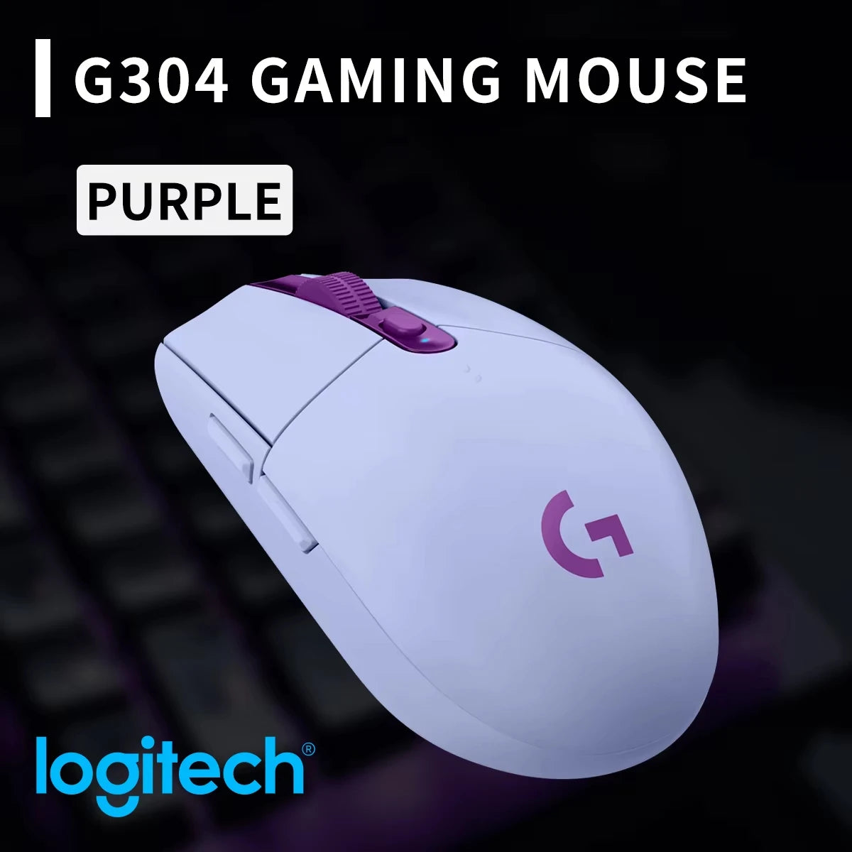 Logitech G102 G203 Wired Gaming Mouse 2.1 Meter Long Cable 8000 DPI RGB Effects for PC Laptop Office Gamer Flexible