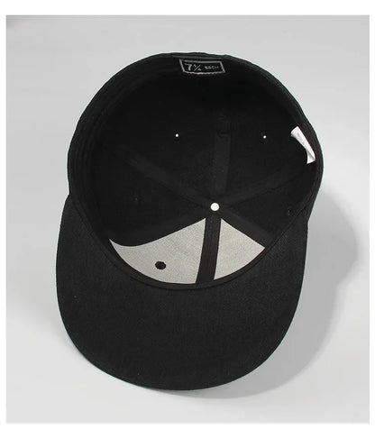 Vergrößert, vertieft, XxxxL, 65 cm, Snapback-Kappe, vollständig geschlossen, für Männer und Frauen, flache Krempe, Hip-Hop-Kappe, passgenau, Sommer-Baseballkappe, Snapback