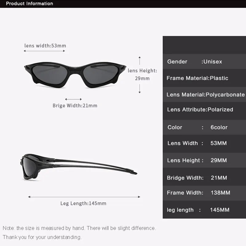 Men Polarized Sunglasses Cycling Outdoor Sports Sun Glasses Fishing Running UV400 Shades Eyewear