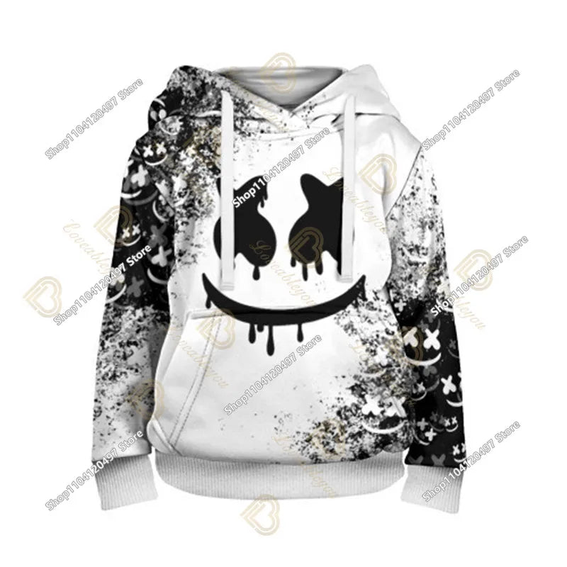 2-14Y Sweatshirt Fortnite Child Print Hoodie Sweatshirts Boys Girls Fashion Harajuku Jacket Kids Clothes Games Cosplay Costume