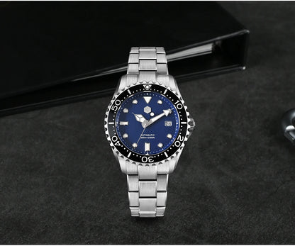San Martin New 40-44mm Luxury Men's Diver Watch Classic High Quality NH35 YN55 Automatic Mechanical Sapphire BGW-X1 20Bar SN0009