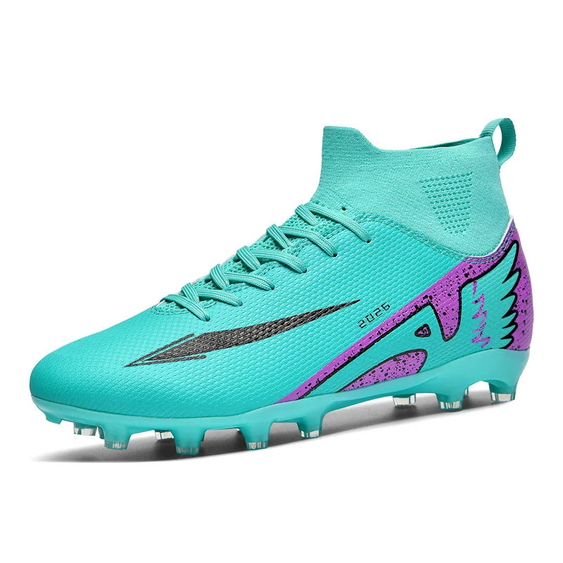 Chaussures de football unisexes tendance, crampons antidérapants, baskets d'entraînement légères, chaussures de football d'extérieur pour hommes