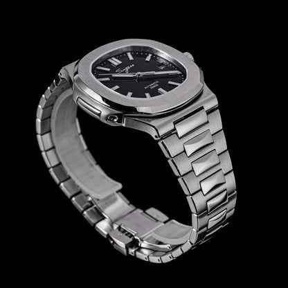 Reloj de hombre Sugess automático mecánico, movimiento Miyota 9015, esfera MOP, luminoso, resistente al agua 5bar, brazalete de lujo S466
