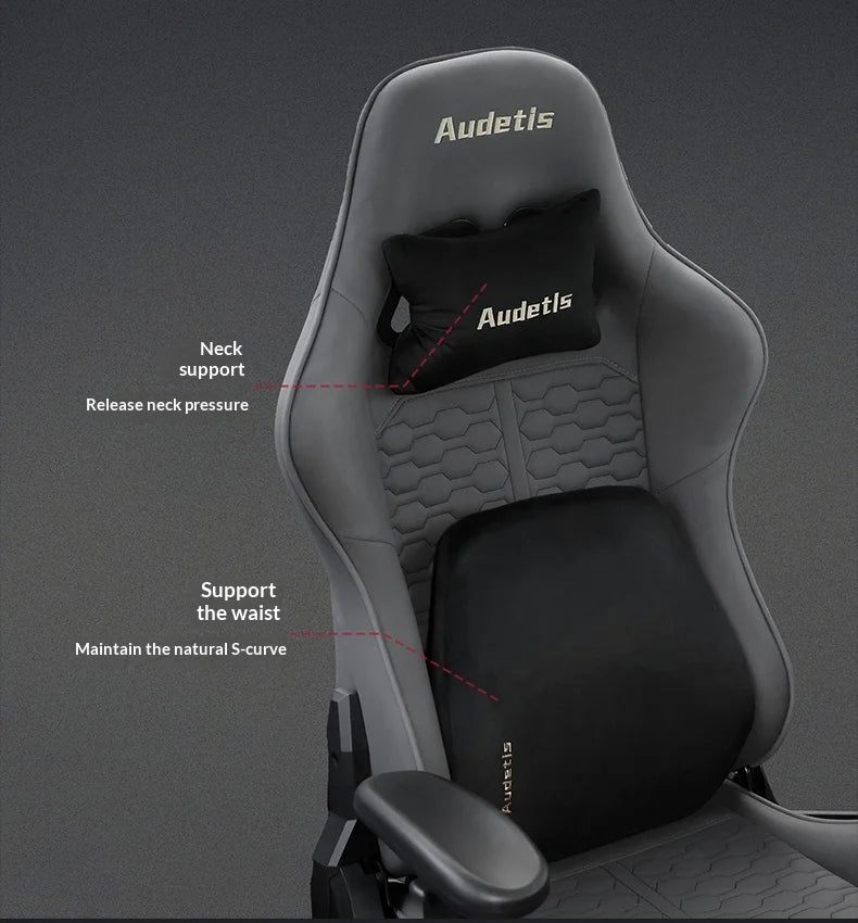 Office Ergonomic Gaming Chair Computer Desk Chair with Armrests, Comfortable Ergonomic Gaming Chair for Home Office, Bedroom & Gaming Room, Technology Fabric Executive Chair