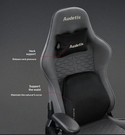 Office Ergonomic Gaming Chair Computer Desk Chair with Armrests, Comfortable Ergonomic Gaming Chair for Home Office, Bedroom & Gaming Room, Technology Fabric Executive Chair