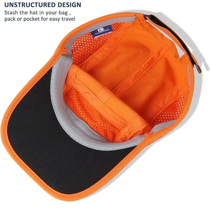 GADIEMKENSD Lightweight Running Cap Sun Hat for Trekking Hiking Quick Dry Breathable Outdoor Sports Unisex
