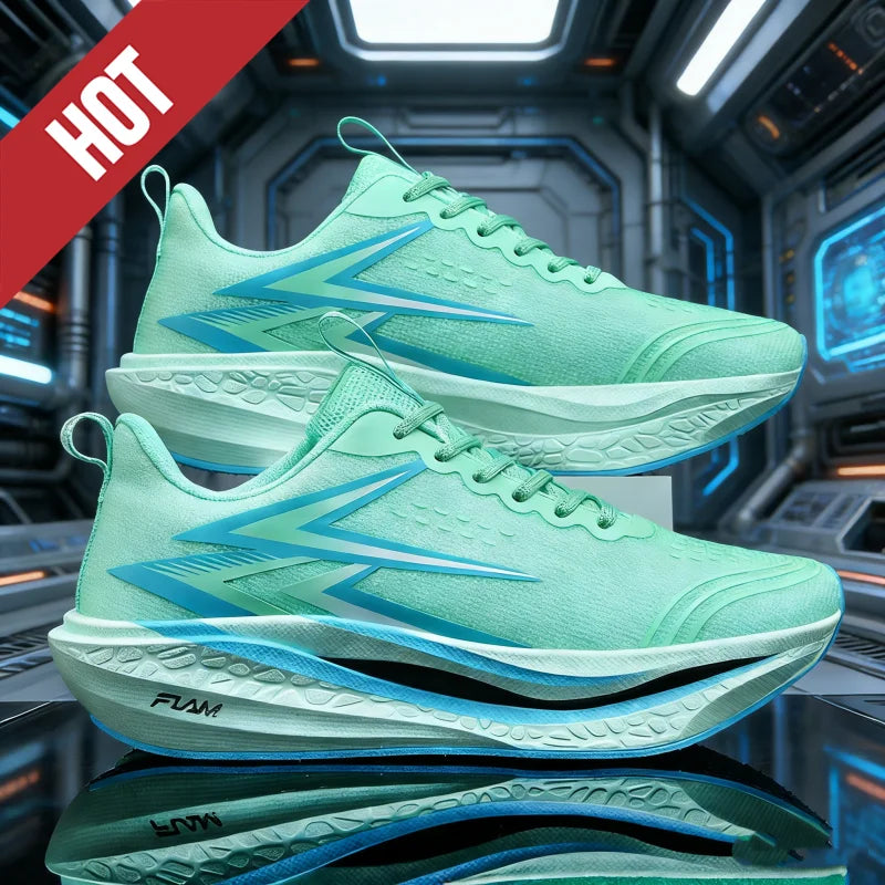 Running Shoes Carbon Board Speciality Marathon Men Sports Breathable Lightweight Women's Comfortable Athletic Nonskid Sneakers