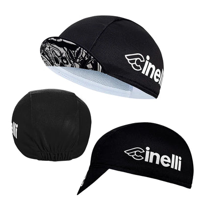 New cycling cap, polyester sweat absorption, fashion trend, unisex, graffiti