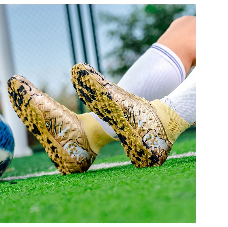 Chaussures de football professionnelles pour hommes, crampons de football, chaussures de football originales pour terrain intérieur, bottes d'entraînement sur gazon TF/FG, baskets