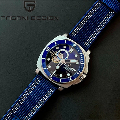 PD1736 PAGANI DESIGN 2025 Men Automatic Mechanical Watches Casual Fashion Sapphire Stainless Steel Diving TMI NH39 Reloj Hombre